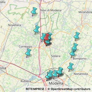 Mappa Via Etna, 41012 Carpi MO, Italia (8.4285)