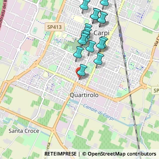 Mappa Via Etna, 41012 Carpi MO, Italia (1.08)