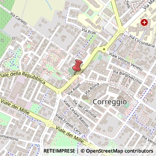 Mappa Via reggio 26, 42015 Correggio, Reggio nell'Emilia (Emilia Romagna)
