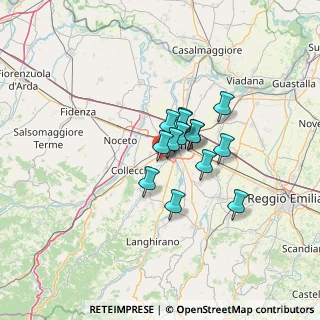 Mappa Via Vincenzo Re, 43125 Parma PR, Italia (8.22286)