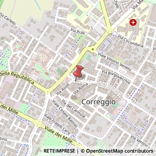Mappa Corso Giuseppe Mazzini, 6, 42015 Correggio, Reggio nell'Emilia (Emilia Romagna)