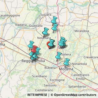 Mappa Via Dante Alighieri, 42015 Correggio RE, Italia (10.2385)
