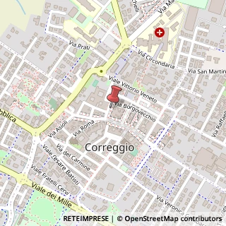 Mappa Piazza Garibaldi, 8, 42015 Correggio, Reggio nell'Emilia (Emilia Romagna)