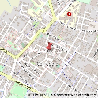 Mappa Via mazzini giuseppe 38, 42015 Correggio, Reggio nell'Emilia (Emilia Romagna)