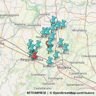 Mappa Corso Giuseppe Mazzini, 42015 Correggio RE, Italia (11.11)