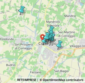 Mappa Via Sante Mussini, 42015 Correggio RE, Italia (1.25)