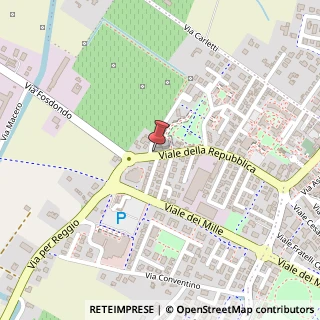 Mappa Via Carlo Goldoni,  2, 42015 Correggio, Reggio nell'Emilia (Emilia Romagna)