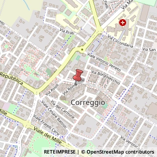 Mappa Via Roma, 1, 42015 Correggio, Reggio nell'Emilia (Emilia Romagna)