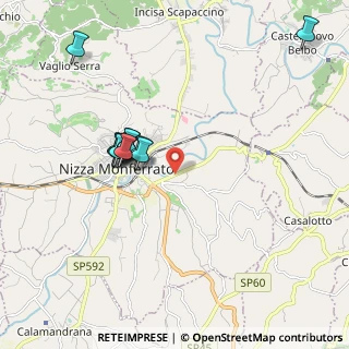 Mappa Strada Alessandria, 14049 Nizza Monferrato AT, Italia (1.82727)
