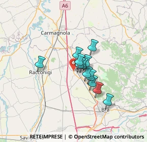 Mappa Via Racconigi, 12048 Sommariva del Bosco CN, Italia (4.24583)