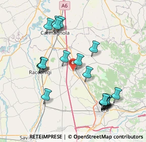 Mappa Via Racconigi, 12048 Sommariva del Bosco CN, Italia (8.11)