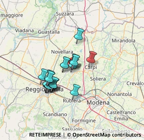 Mappa Via Santa Maria, 42015 Correggio RE, Italia (10.6445)