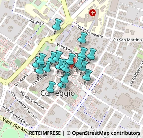 Mappa Via Santa Maria, 42015 Correggio RE, Italia (0.144)