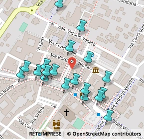 Mappa Via Santa Maria, 42015 Correggio RE, Italia (0.122)