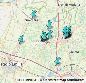Mappa Via Santa Maria, 42015 Correggio RE, Italia (6.364)