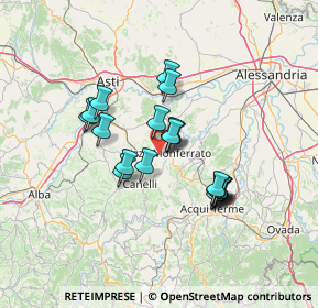Mappa Strada Vecchia D'Asti, 14049 Nizza Monferrato AT, Italia (10.9505)