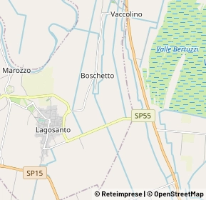 Mappa 44020 Comacchio FE, Italia (1.74615)