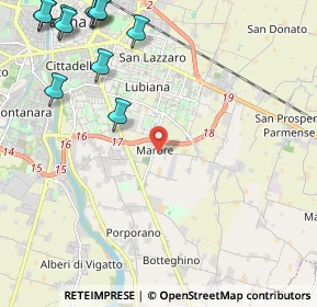 Mappa Strada Madonnina Gigli, 43123 Parma PR, Italia (3.21091)