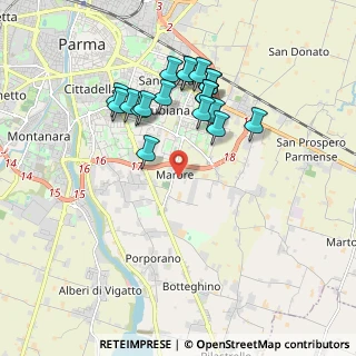 Mappa Strada Madonnina Gigli, 43123 Parma PR, Italia (1.7265)