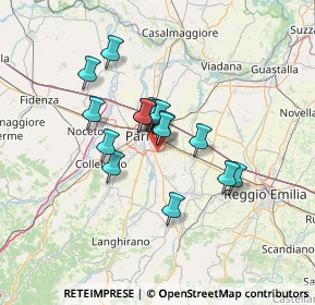 Mappa Strada Madonnina Gigli, 43123 Parma PR, Italia (9.78625)