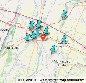 Mappa Strada Madonnina Gigli, 43123 Parma PR, Italia (5.11091)