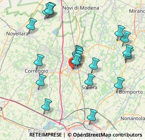 Mappa Via Adamello, 41012 Carpi MO, Italia (8.151)