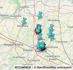 Mappa Via Adamello, 41012 Carpi MO, Italia (9.596)