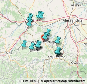 Mappa Frazione, 14049 Nizza Monferrato AT, Italia (11.401)