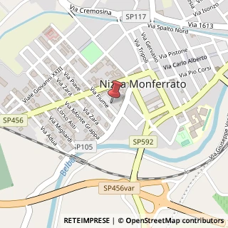 Mappa Via Fiume Ang, 4, 14049 Nizza Monferrato, Asti (Piemonte)