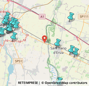 Mappa Via Marco Emilio Lepido, 43123 Il Moro PR, Italia (6.5955)