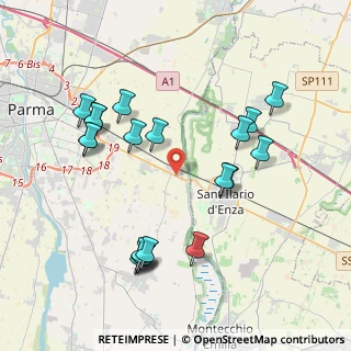 Mappa Via Marco Emilio Lepido, 43123 Il Moro PR, Italia (4.2015)