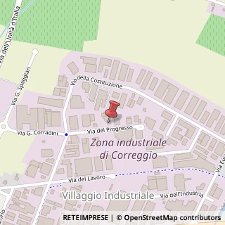 Mappa Via Del Progresso, 7, 42015 Correggio, Reggio nell'Emilia (Emilia Romagna)