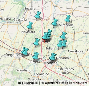 Mappa Via Cattani Sud, 41012 Carpi MO, Italia (11.3105)