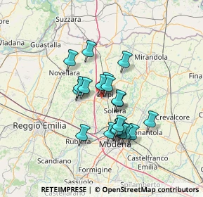 Mappa Via Cattani Sud, 41012 Carpi MO, Italia (10.42)