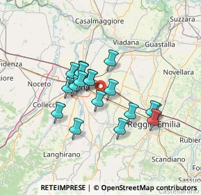 Mappa Via Emore Tirelli, 43122 Parma PR, Italia (10.66556)