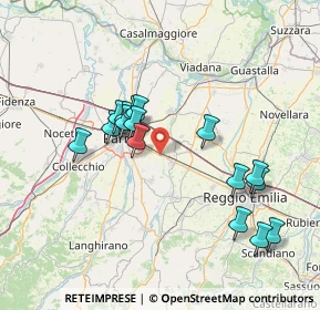 Mappa Via Emore Tirelli, 43122 Parma PR, Italia (14.015)