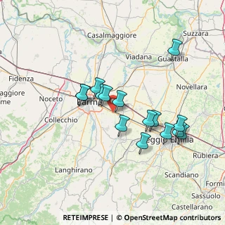 Mappa Via Emore Tirelli, 43122 Parma PR, Italia (12.938)