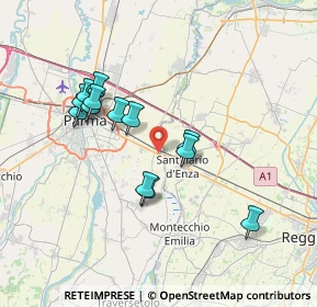 Mappa Via Emore Tirelli, 43122 Parma PR, Italia (6.67077)