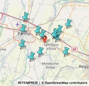 Mappa Via Emore Tirelli, 43122 Parma PR, Italia (6.24154)