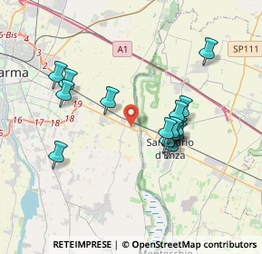 Mappa Via Emore Tirelli, 43122 Parma PR, Italia (3.35467)