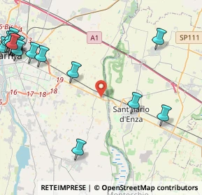 Mappa Via Emore Tirelli, 43122 Parma PR, Italia (6.766)