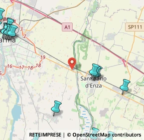 Mappa Via Emore Tirelli, 43122 Parma PR, Italia (7.306)