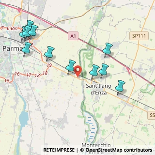 Mappa Via Emore Tirelli, 43122 Parma PR, Italia (4.81455)