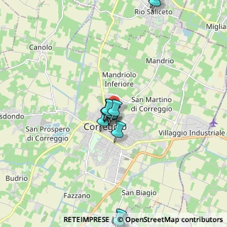 Mappa Via Giuseppe Verdi, 42015 Correggio RE, Italia (2.06462)