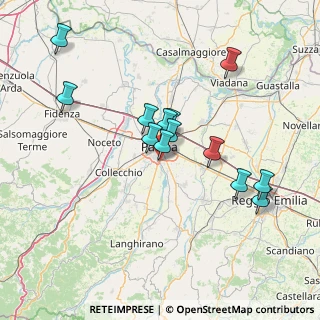 Mappa Strada Argini Parma, 43123 Parma PR, Italia (13.55308)