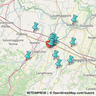 Mappa Strada Farnese - Vigheffio, 43125 Parma PR, Italia (10.75077)