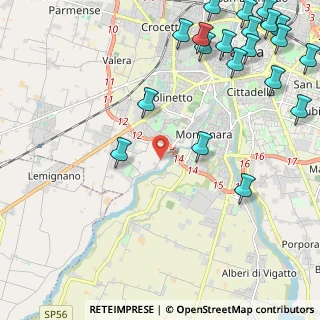 Mappa Strada Farnese - Vigheffio, 43125 Parma PR, Italia (3.2705)