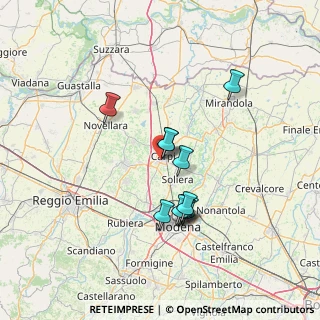 Mappa Via Caboto, 41012 Carpi MO, Italia (11.86818)