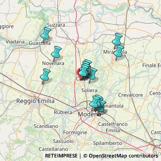Mappa Via Caboto, 41012 Carpi MO, Italia (10.55)