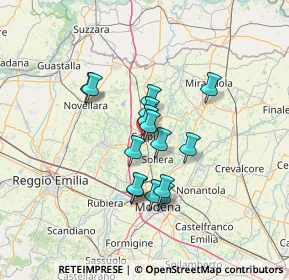 Mappa Via Fernando de Rosa, 41012 Carpi MO, Italia (10.014)